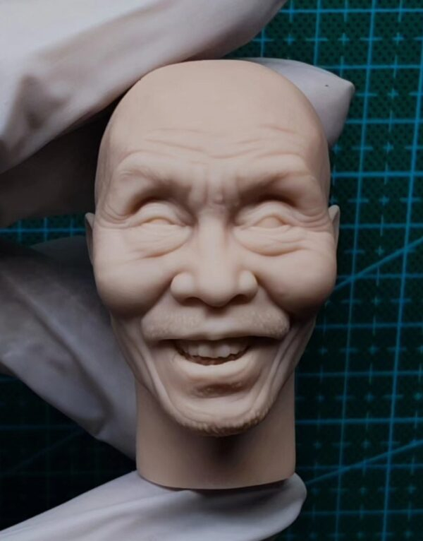 1:6 Unpainted Man Head Luke Skywalker Type B Removable Sculpt Carved Model Toy e