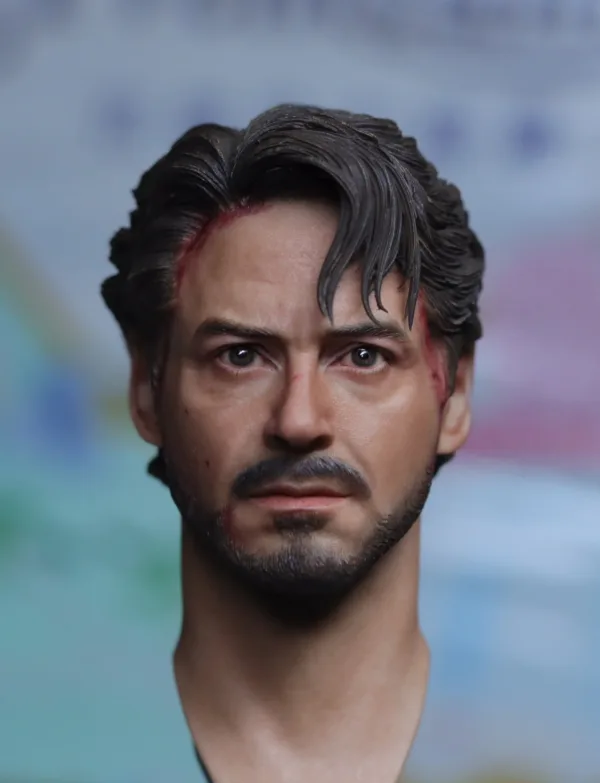 Pre-Sale Robert Downey Jr. IronMan 1/6 Scale Custom Painted Action Figure Head Sculpt