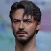 Pre-Sale Robert Downey Jr. IronMan 1/6 Scale Custom Painted Action Figure Head Sculpt