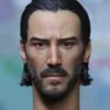 Pre-Sale Keanu Reeves 1/6 Scale Hand-Painted Head Sculpture