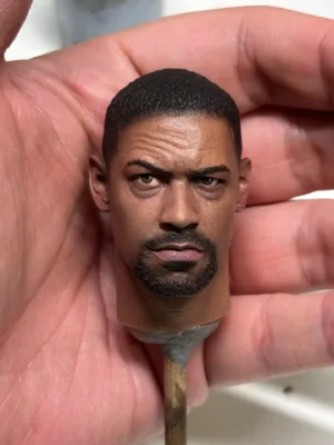 Pre-Sale Denzel Washington 1/6 Scale Hand-Painted Head Sculpture