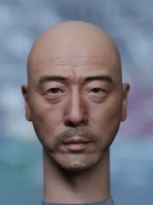 Pre-Sale 李丰田 1/6 Scale Hand-Painted Head Sculpture