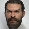 Pre-Sale Jason Momoa 1/6 Scale Hand-Painted Head Sculpture