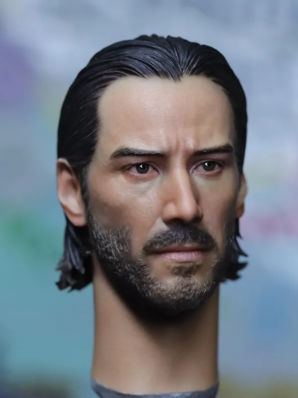 Pre-Sale Keanu Reeves 1/6 Scale Hand-Painted Head Sculpture