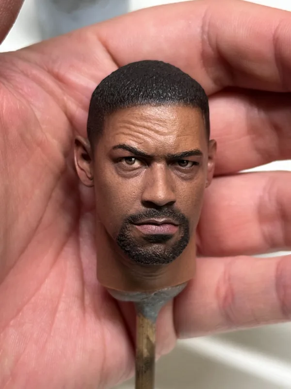 Pre-Sale Denzel Washington 1/6 Scale Hand-Painted Head Sculpture