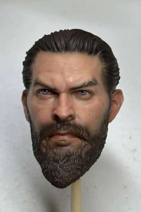 Pre-Sale Jason Momoa 1/6 Scale Hand-Painted Head Sculpture