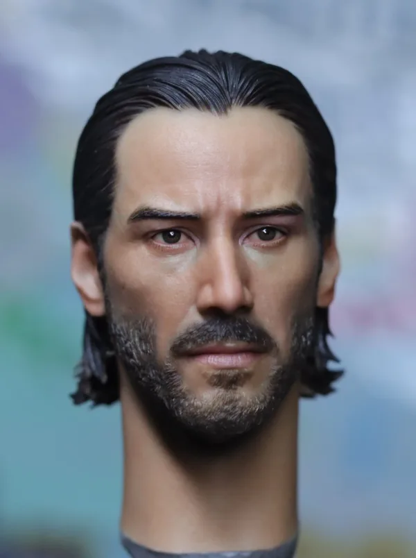 Pre-Sale Keanu Reeves 1/6 Scale Hand-Painted Head Sculpture