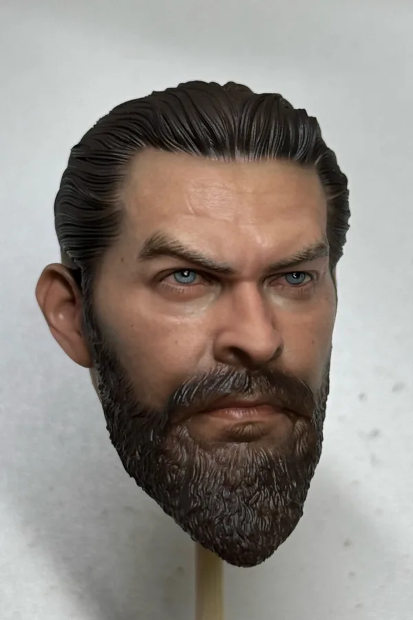Pre-Sale Jason Momoa 1/6 Scale Hand-Painted Head Sculpture