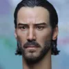 Pre-Sale Keanu Reeves 1/6 Scale Hand-Painted Head Sculpture
