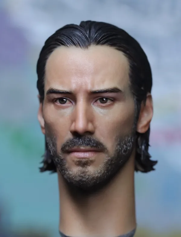 Pre-Sale Keanu Reeves 1/6 Scale Hand-Painted Head Sculpture