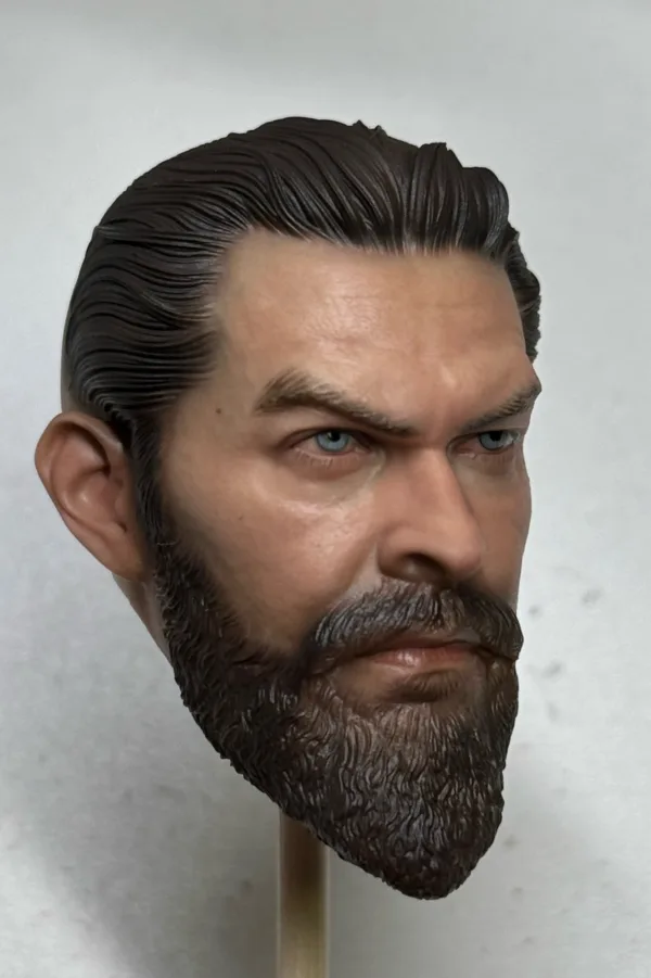 Pre-Sale Jason Momoa 1/6 Scale Hand-Painted Head Sculpture