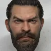 Pre-Sale Jason Momoa 1/6 Scale Hand-Painted Head Sculpture