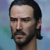 Pre-Sale Keanu Reeves 1/6 Scale Hand-Painted Head Sculpture