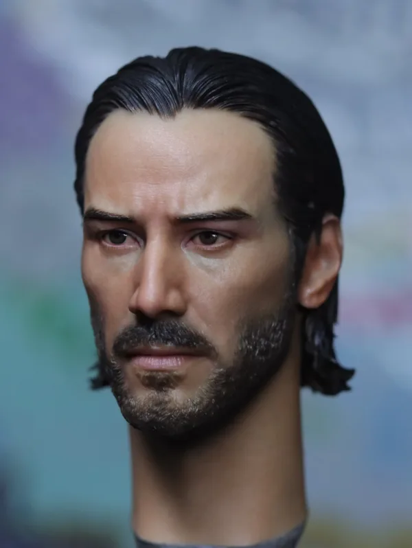 Pre-Sale Keanu Reeves 1/6 Scale Hand-Painted Head Sculpture