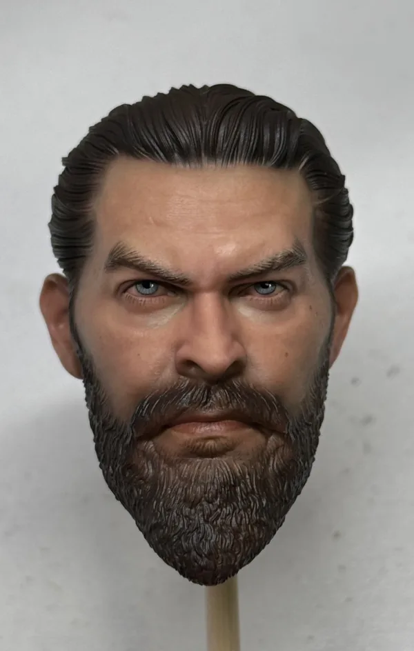 Pre-Sale Jason Momoa 1/6 Scale Hand-Painted Head Sculpture