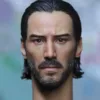 Pre-Sale Keanu Reeves 1/6 Scale Hand-Painted Head Sculpture