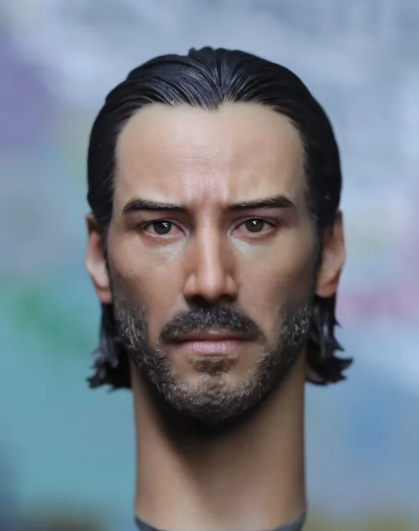 Pre-Sale Keanu Reeves 1/6 Scale Hand-Painted Head Sculpture