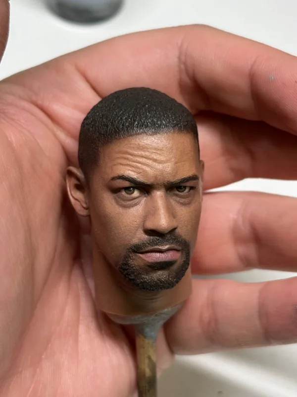 Pre-Sale Denzel Washington 1/6 Scale Hand-Painted Head Sculpture