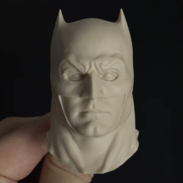 Ben Affleck Batman - 1/6 Scale Unpainted Action Figure Head Sculpt