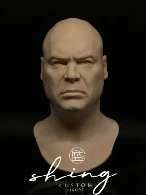 Kingpin - 1/6 Scale Unpainted Action Figure Head Sculpt