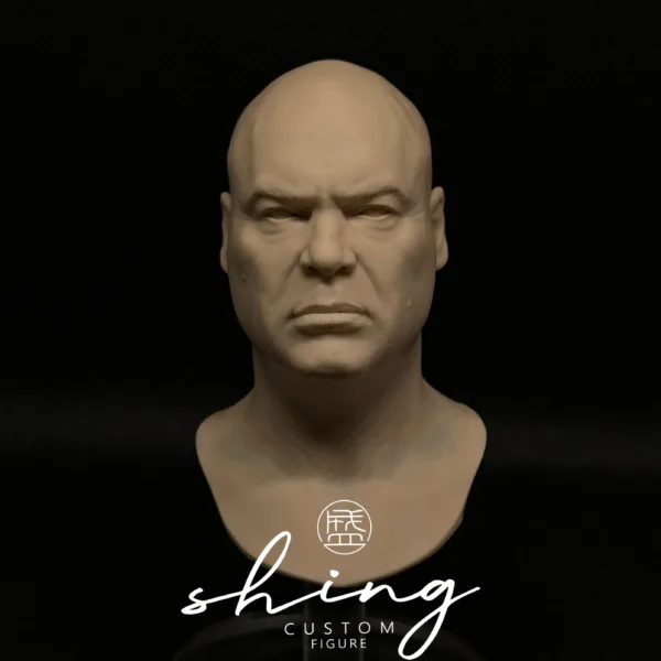 Kingpin - 1/6 Scale Unpainted Action Figure Head Sculpt