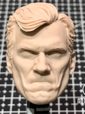 Henry Cavill Superman - 1/6 Scale Unpainted Action Figure Head Sculpt