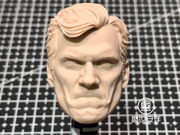 Henry Cavill Superman - 1/6 Scale Unpainted Action Figure Head Sculpt