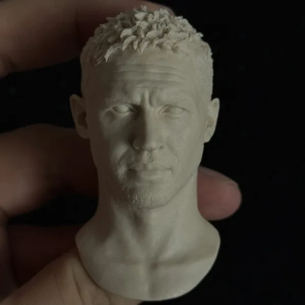 Tom Hardy Venom - 1/6 Scale Unpainted Action Figure Head Sculpt