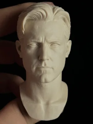 Ben Affleck Batman - 1/6 Scale Unpainted Action Figure Head Sculpt