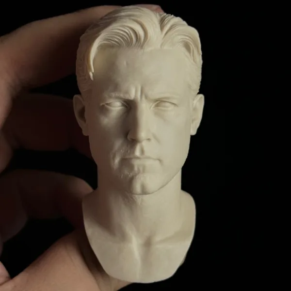 Ben Affleck Batman - 1/6 Scale Unpainted Action Figure Head Sculpt