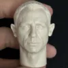 Daniel Craig James Bond - 1/6 Scale Unpainted Action Figure Head Sculpt