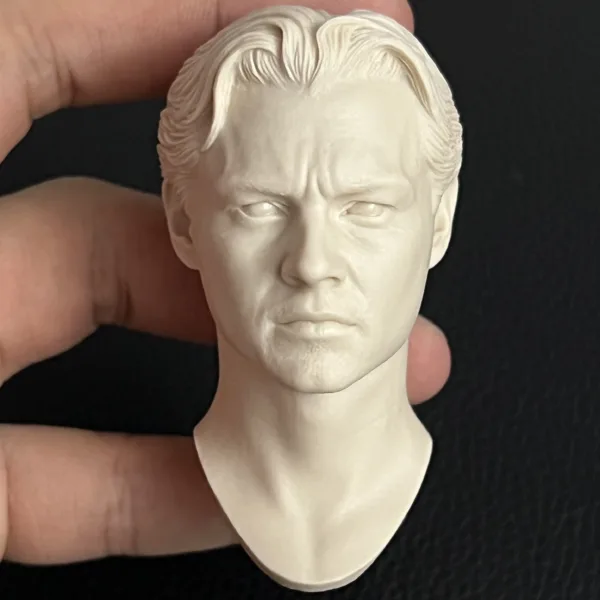Leonardo DiCaprio - 1/6 Scale Unpainted Action Figure Head Sculpt