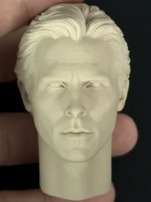 Christian Bale Batman - 1/6 Scale Unpainted Action Figure Head Sculpt