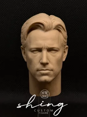 Ben Affleck Batman - 1/6 Scale Unpainted Action Figure Head Sculpt