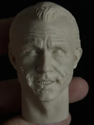 Heath Ledger Joker - 1/6 Scale Unpainted Action Figure Head Sculpt