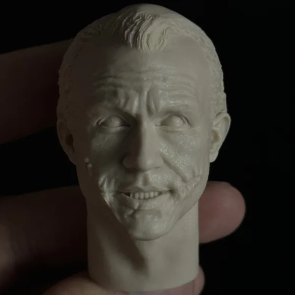 Heath Ledger Joker - 1/6 Scale Unpainted Action Figure Head Sculpt