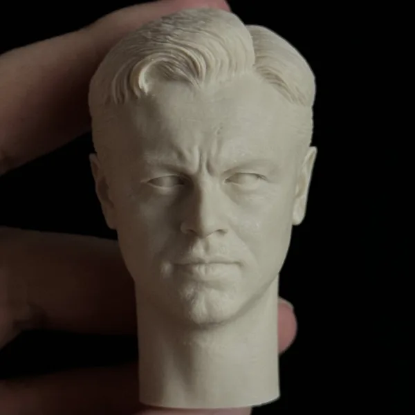 Leonardo DiCaprio - 1/6 Scale Unpainted Action Figure Head Sculpt