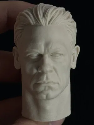 John Cena - 1/6 Scale Unpainted Action Figure Head Sculpt