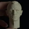 Daniel Craig James Bond - 1/6 Scale Unpainted Action Figure Head Sculpt