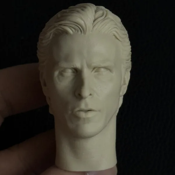 Christian Bale Batman - 1/6 Scale Unpainted Action Figure Head Sculpt