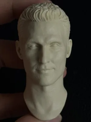 Matthew McConaughey - 1/6 Scale Unpainted Action Figure Head Sculpt