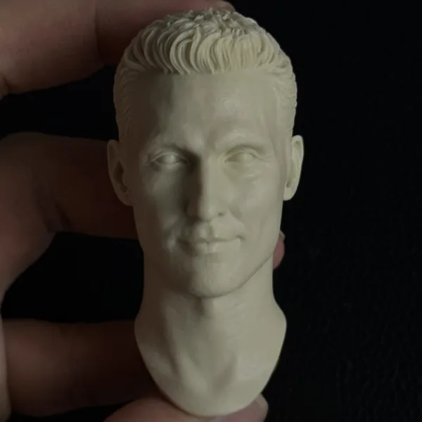 Matthew McConaughey - 1/6 Scale Unpainted Action Figure Head Sculpt