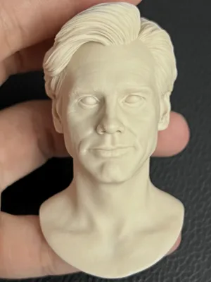 Jim Carrey - 1/6 Scale Unpainted Action Figure Head Sculpt