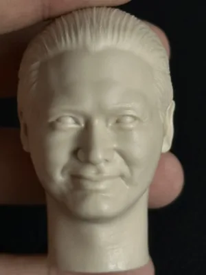 周润发 Chow Yun Fat - 1/6 Scale Unpainted Action Figure Head Sculpt