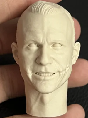 Heath Ledger Joker - 1/6 Scale Unpainted Action Figure Head Sculpt
