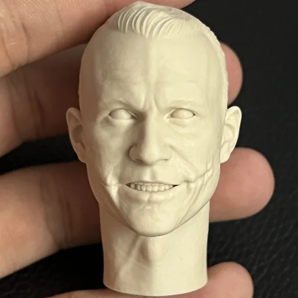 Heath Ledger Joker - 1/6 Scale Unpainted Action Figure Head Sculpt