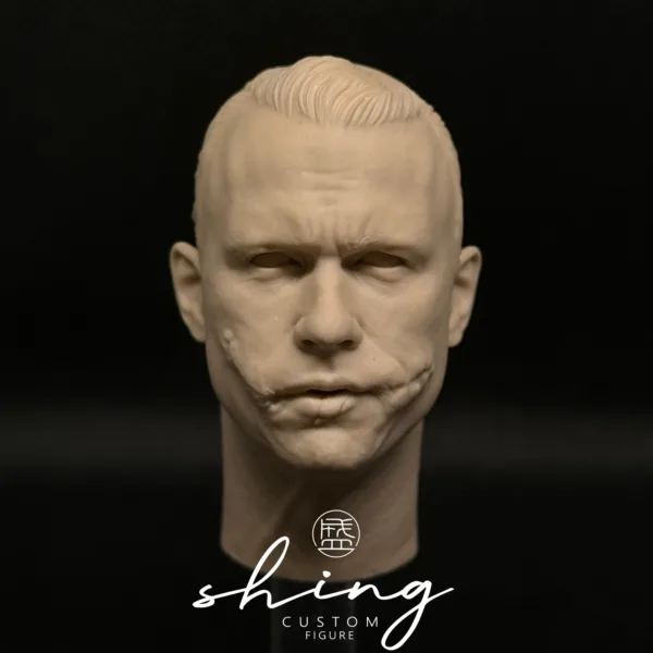 Heath Ledger Joker - 1/6 Scale Unpainted Action Figure Head Sculpt
