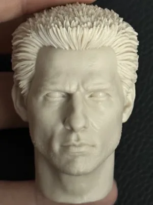 Tom Cruise - 1/6 Scale Unpainted Action Figure Head Sculpt