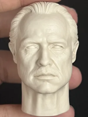 Marlon Brando - 1/6 Scale Unpainted Action Figure Head Sculpt