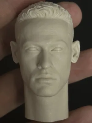 Neymar - 1/6 Scale Unpainted Action Figure Head Sculpt